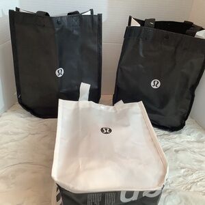 EUC LuLulemon bags , black white
